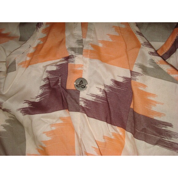 New NWT Prana Franny Romper Petra Pink Beige XL Womens Burgundy Gray Tie Pockets - Picture 8 of 8